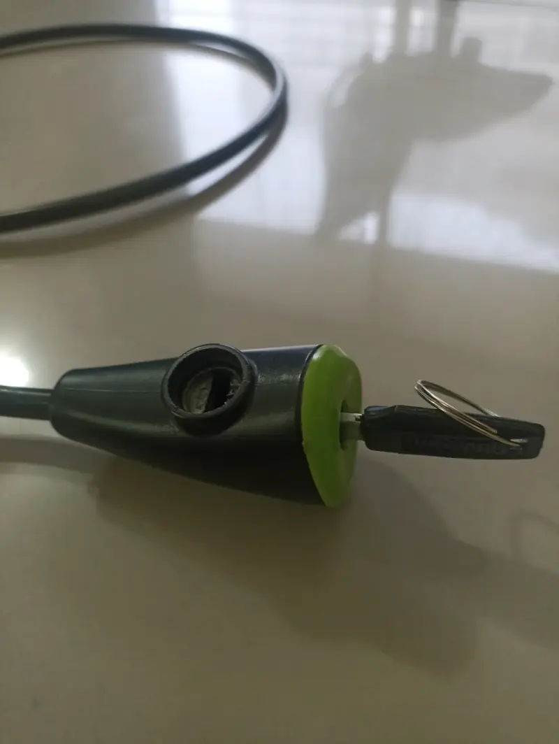 Candado de seguridad para bicicleta con llave - 4