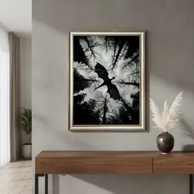 Elegante Cuadro Decorativo Dragón Daenerys 34x44 - miniatura 5