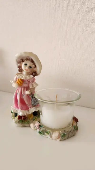 Portavelas vintage años 90 - miniatura 1