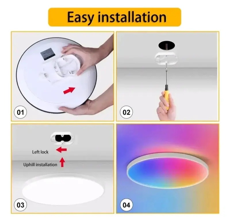 Luz de techo inteligente Canmeijia RGB - 5
