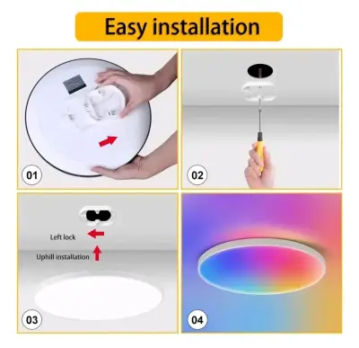 Luz de techo inteligente Canmeijia RGB - miniatura 5