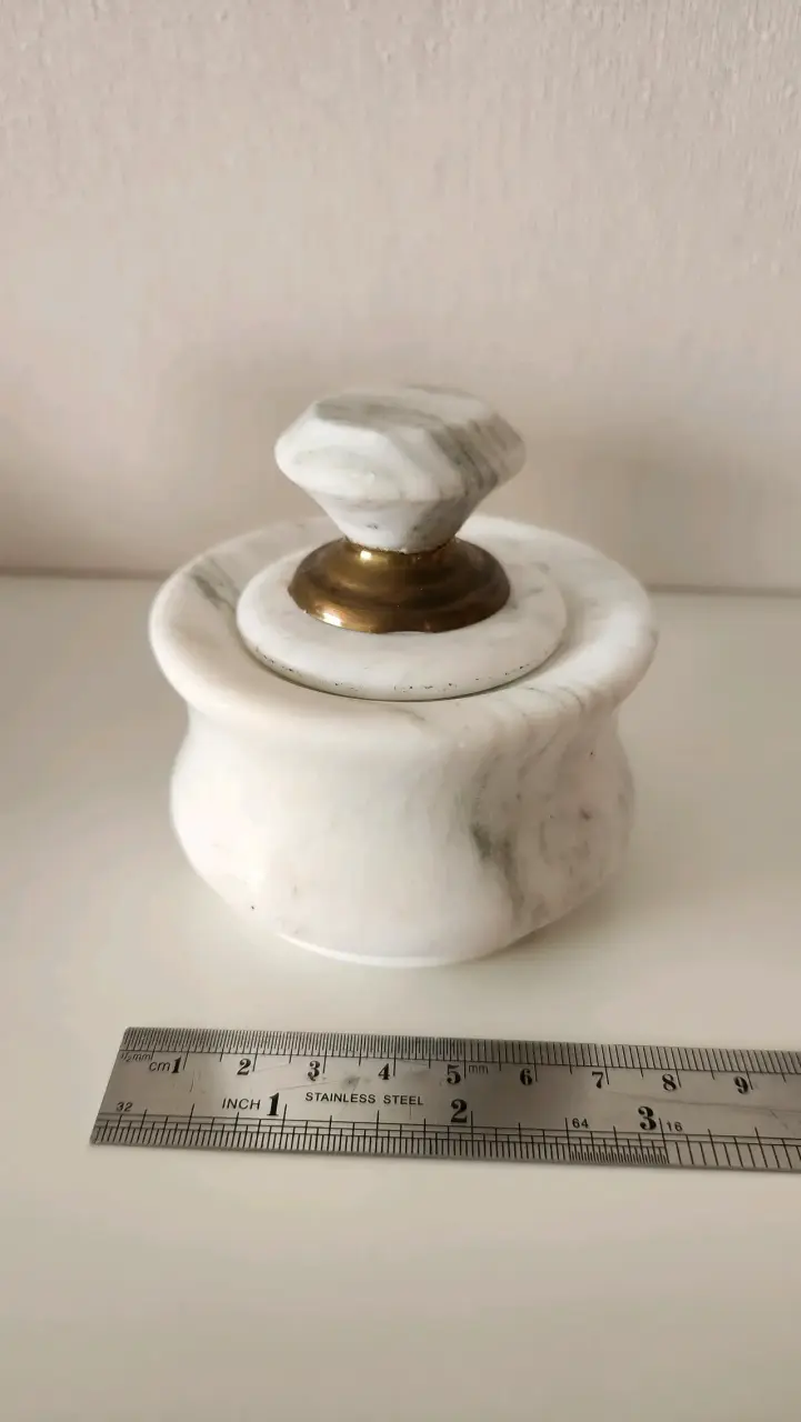Joyero mármol con tapa - 6