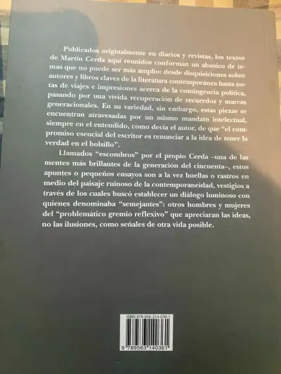 Libro 'Escombros' de Martín Cerda - miniatura 2