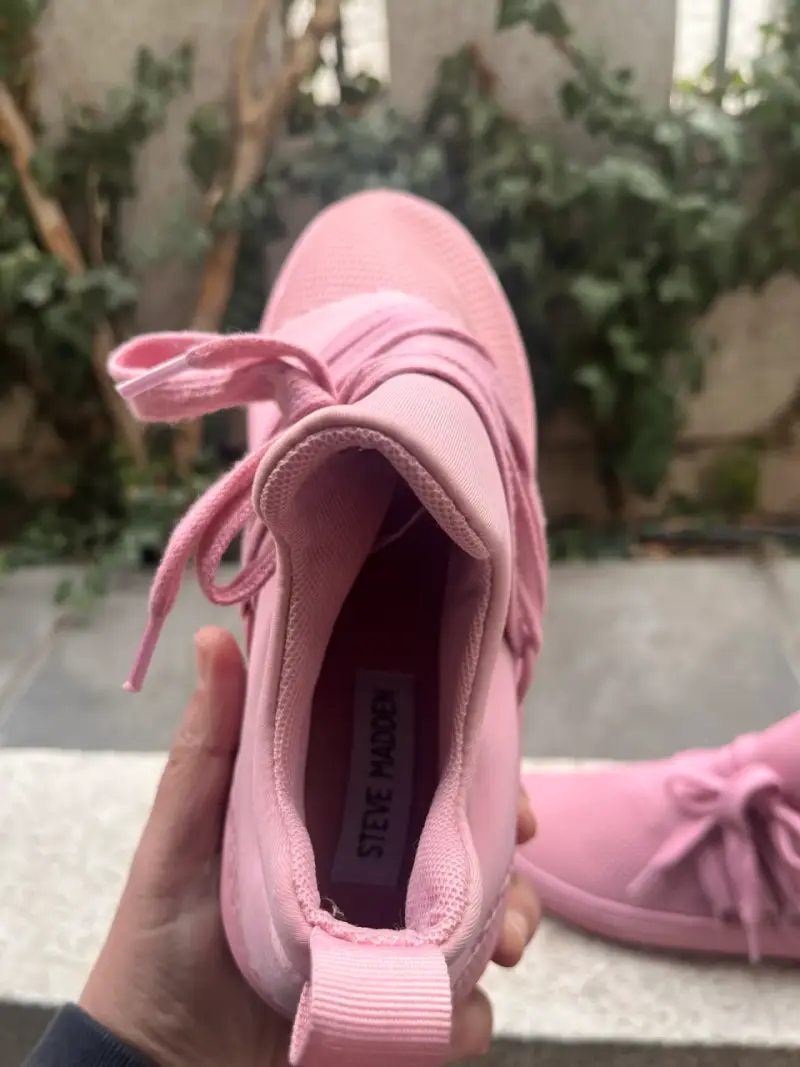 Zapatillas deportivas rosadas Steve Maden - 4