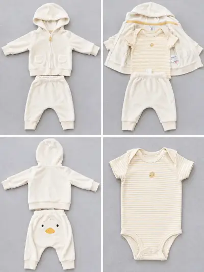 Conjunto de bebé carter’s 3 piezas unisex - miniatura 1