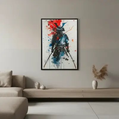Elegante Cuadro Decorativo Bushido Samurai 42 X 62 - miniatura 2