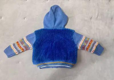 Chaleco con capucha forrado bebé niño PILLÍN  3M - miniatura 2