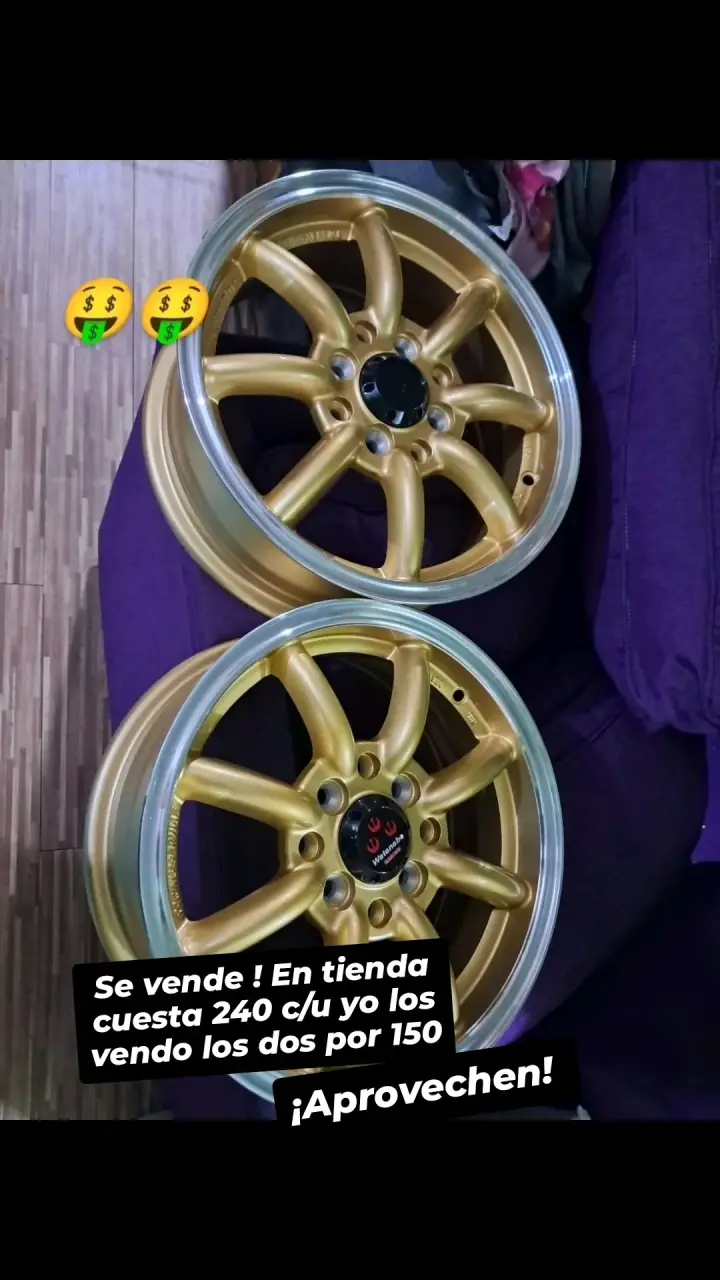 Llantas deportivas doradas Volk Racing - 1