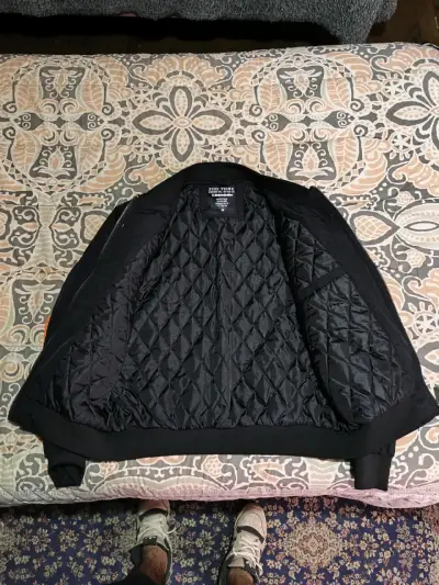 Chaqueta bomber ZOOYORK naranja y negra - miniatura 2