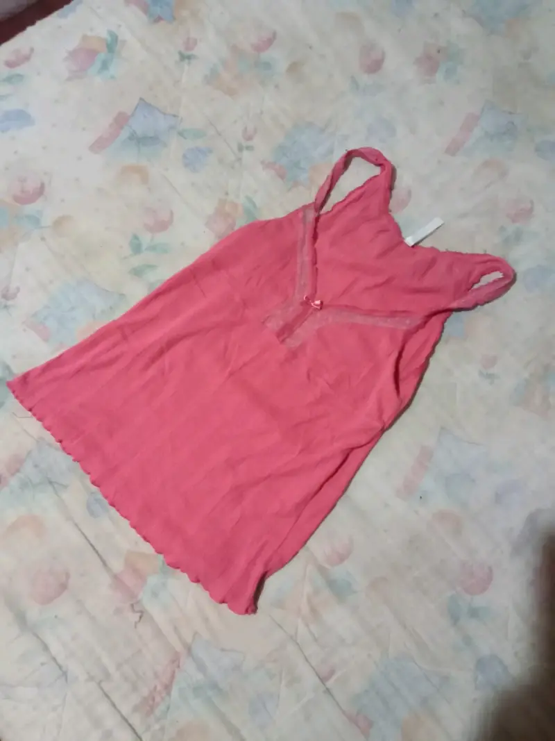 Blusa sin mangas color coral para mujer - 1