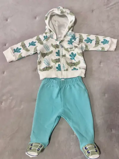 Conjunto de bebé Black and Blue - miniatura 1