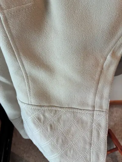 Chaqueta Ashanti, T40, beige de gamuza con cierre - miniatura 4