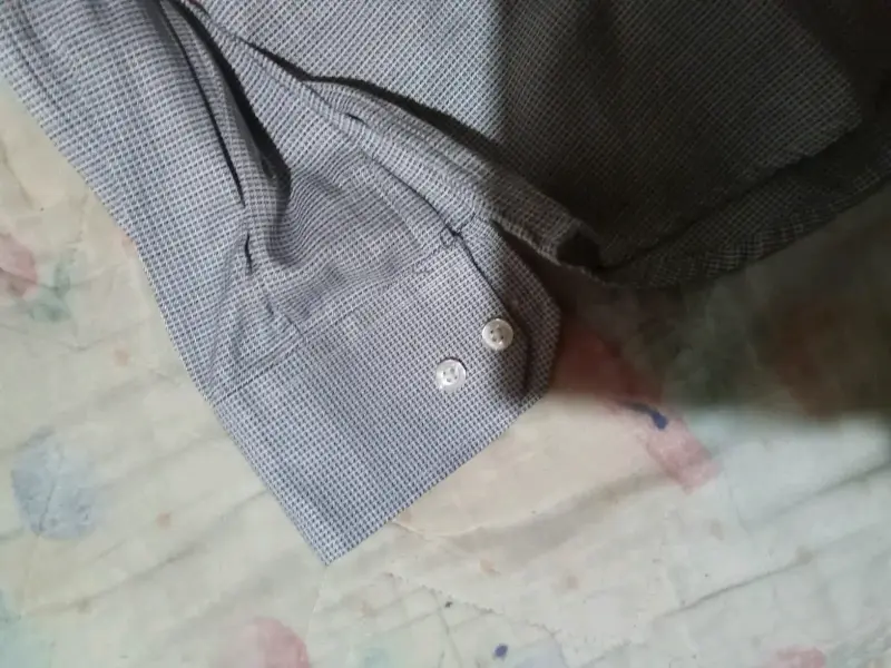 Camisa gris de vestir para hombre - 3