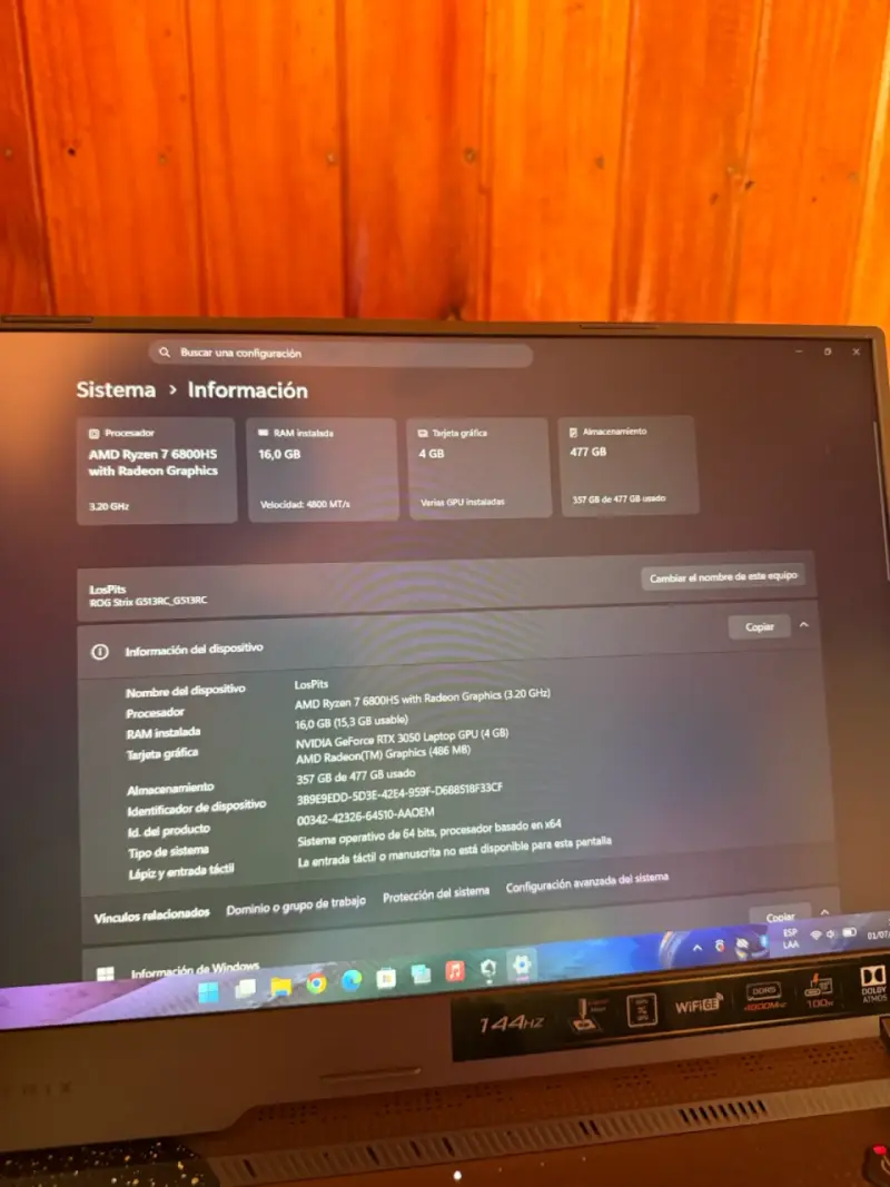 ASUS ROG Strix g15 - 5