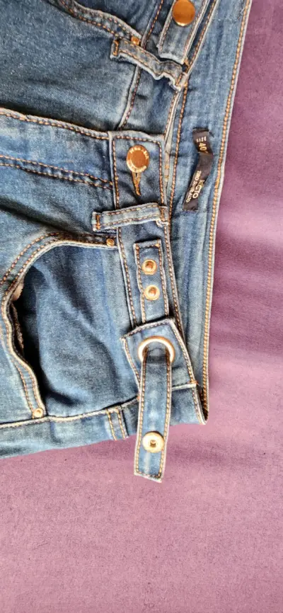Jeans de mezclilla azul dama - miniatura 3
