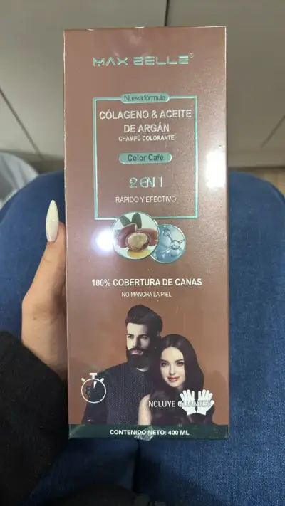 Shampoo colorante Max Belle café 2 en 1 - miniatura 1