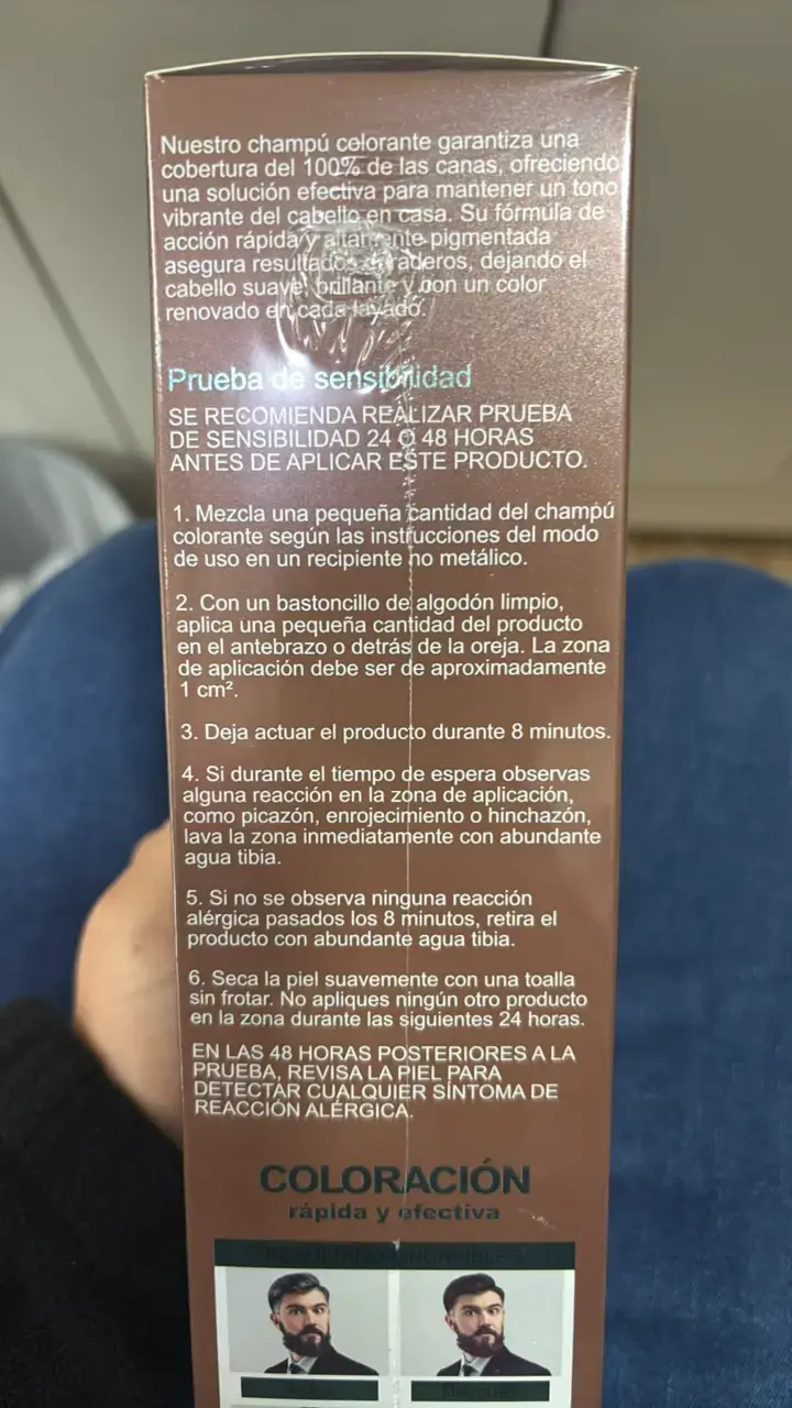 Shampoo colorante Max Belle café 2 en 1 - 2