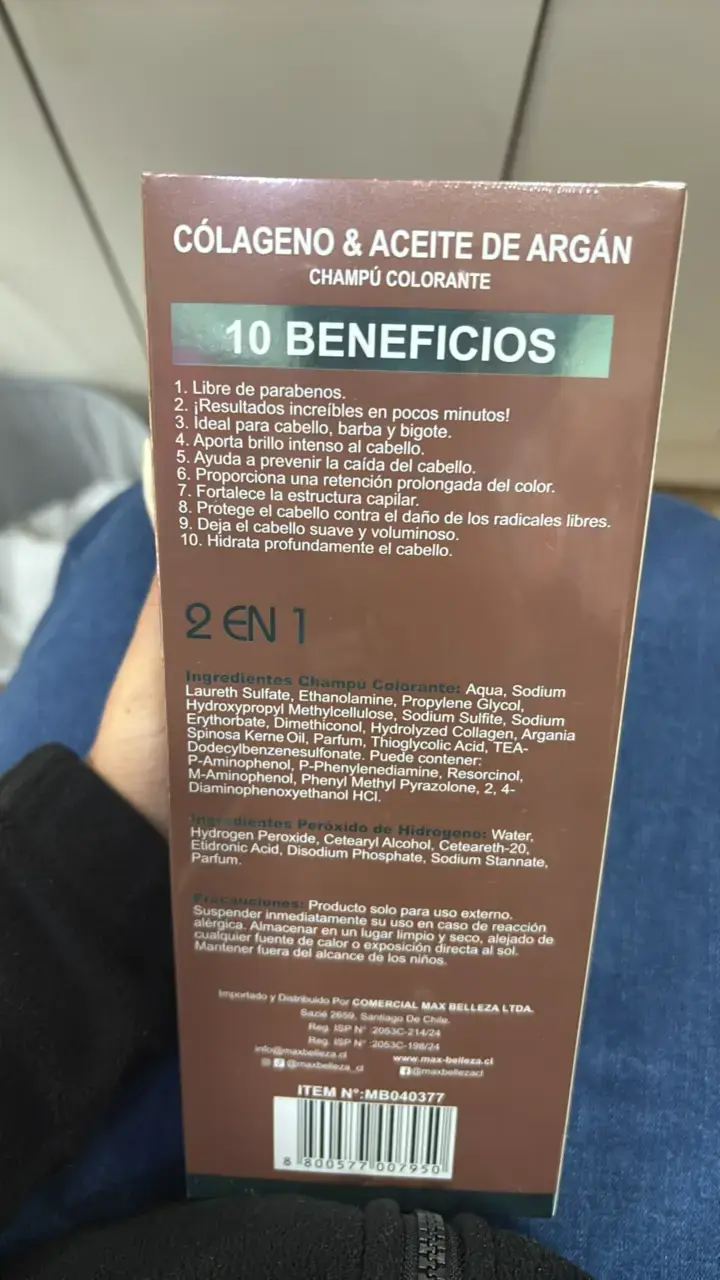 Shampoo colorante Max Belle café 2 en 1 - 3