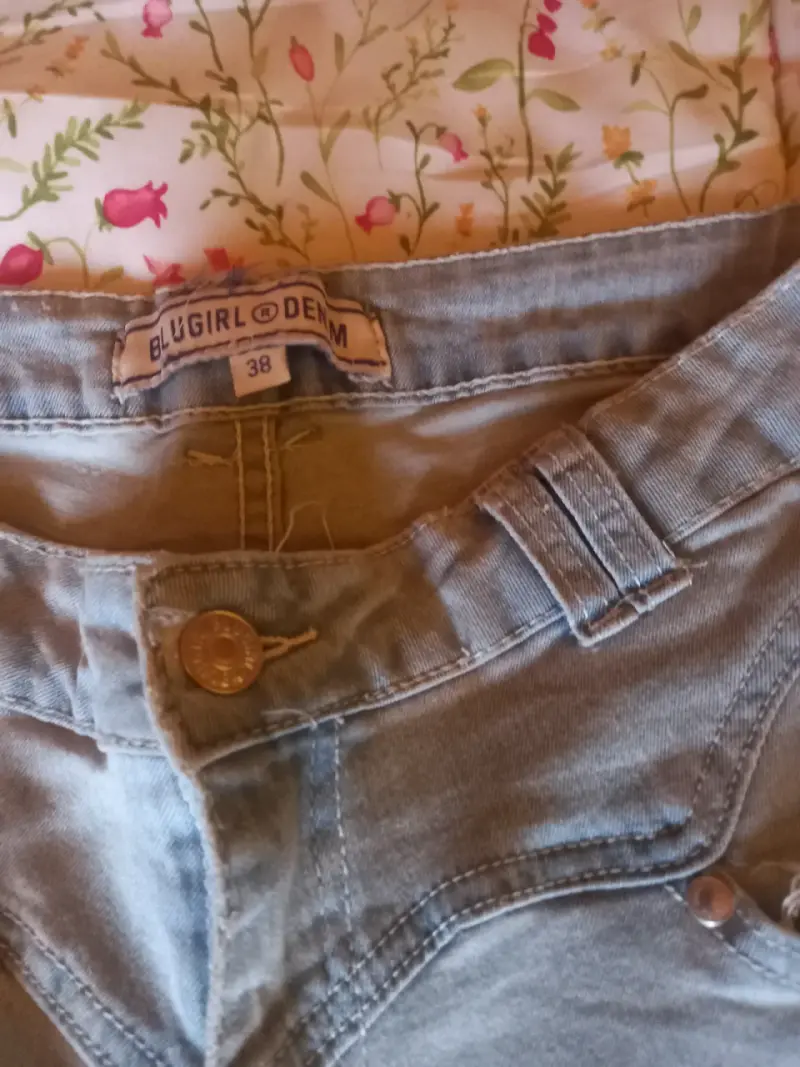 Jeans mons celeste claro 38 - 3