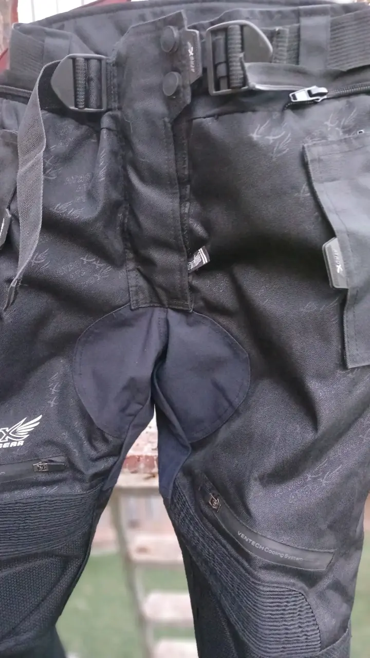 Pantalones de moto Atrox Race Gear negros - 3