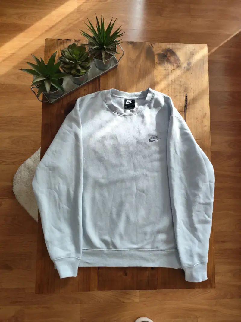 Polerón Nike gris claro unisex - 1