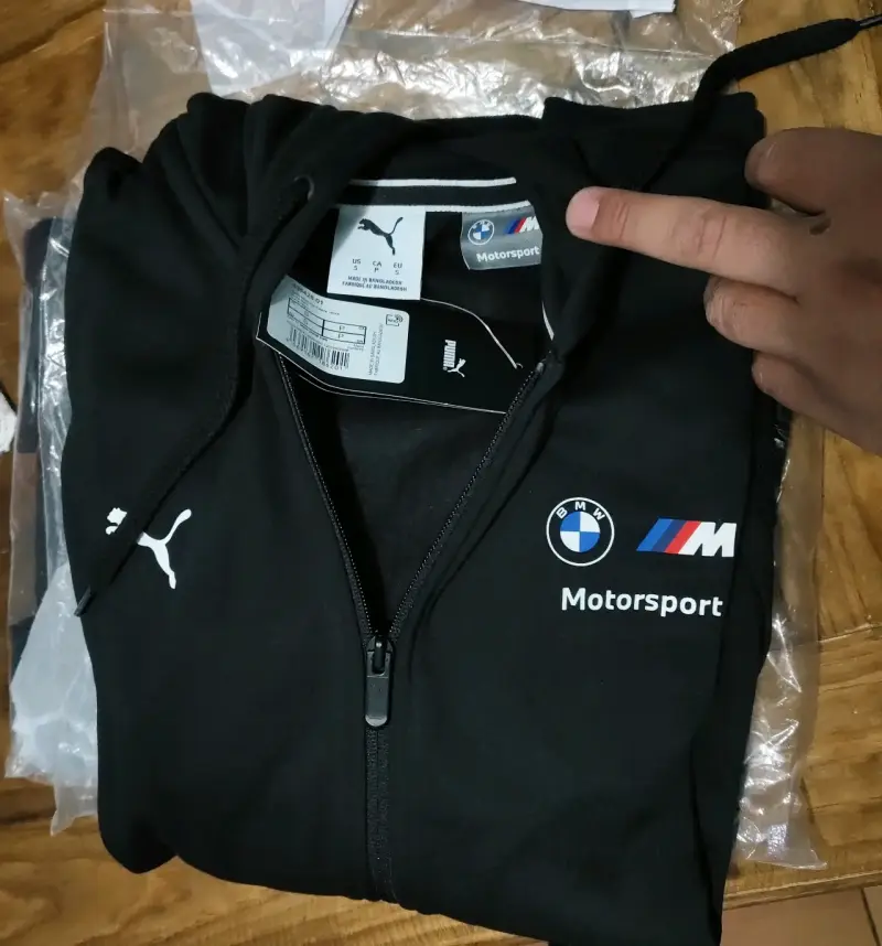 Polerón Puma BMW Motorsport negro S y M - 2