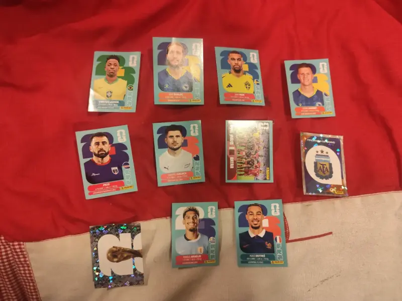 Colección de láminas de fútbol Panini