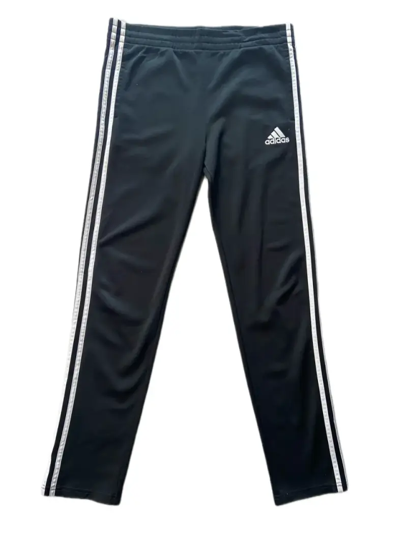 Pantalones deportivos Adidas negros con franjas - 3