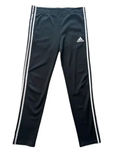 Pantalones deportivos Adidas negros con franjas - miniatura 3