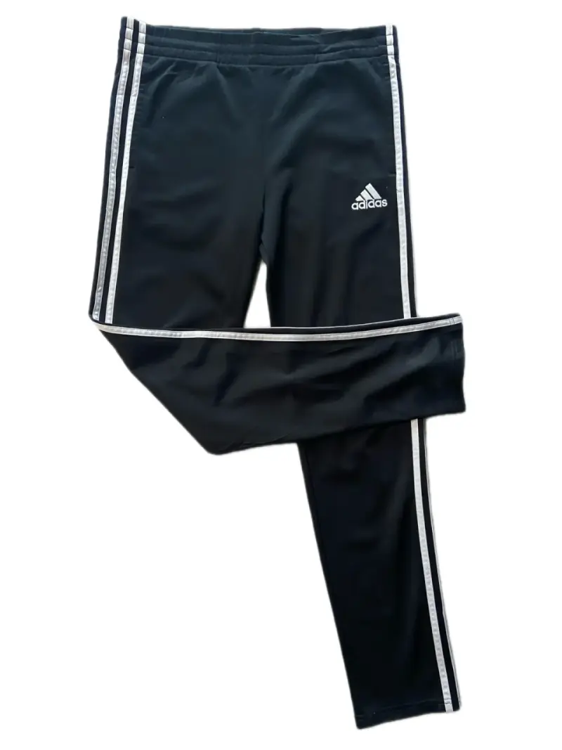 Pantalones deportivos Adidas negros con franjas - 4