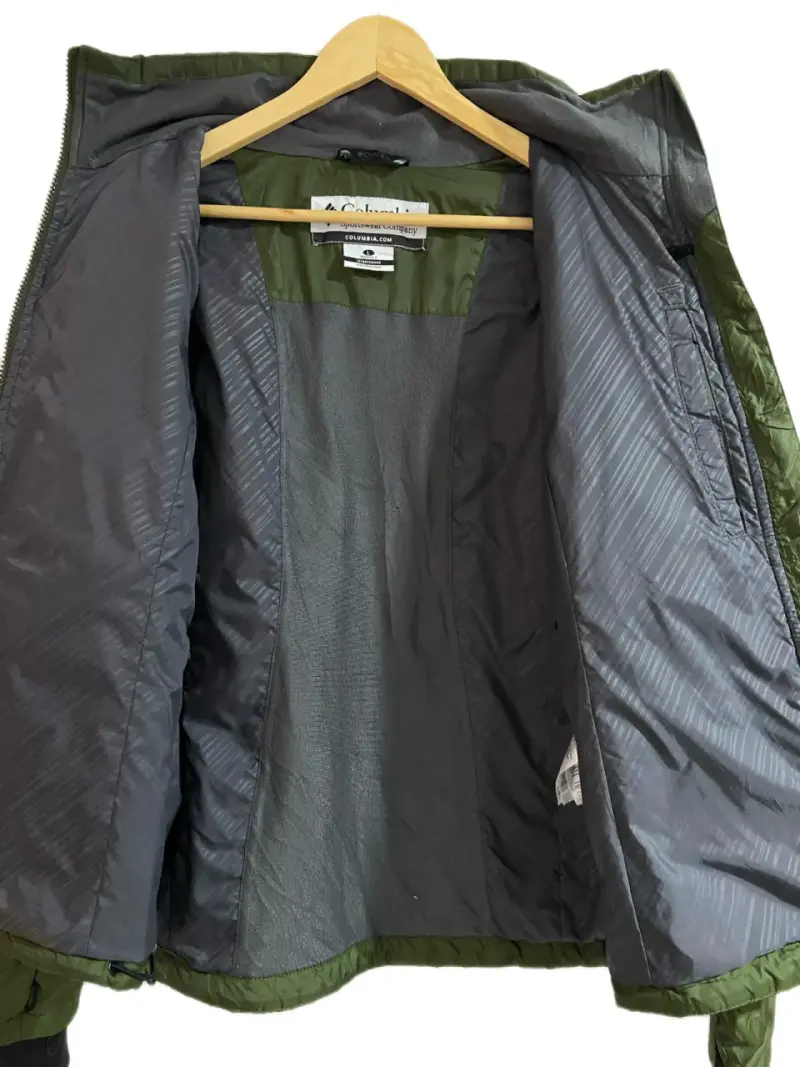 Chaqueta Columbia acolchada verde para mujer - 3