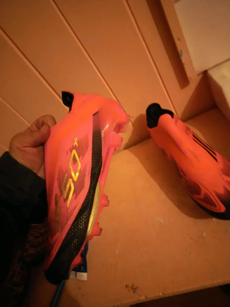 Botines de fútbol Adidas F50 naranjas - 3