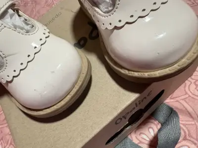 Botines de bebé Opaline blancos con hebilla - miniatura 4