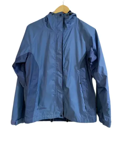 Chaqueta impermeable Columbia azul para mujer - miniatura 2