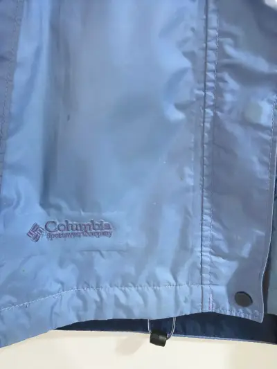Chaqueta impermeable Columbia azul para mujer - miniatura 5