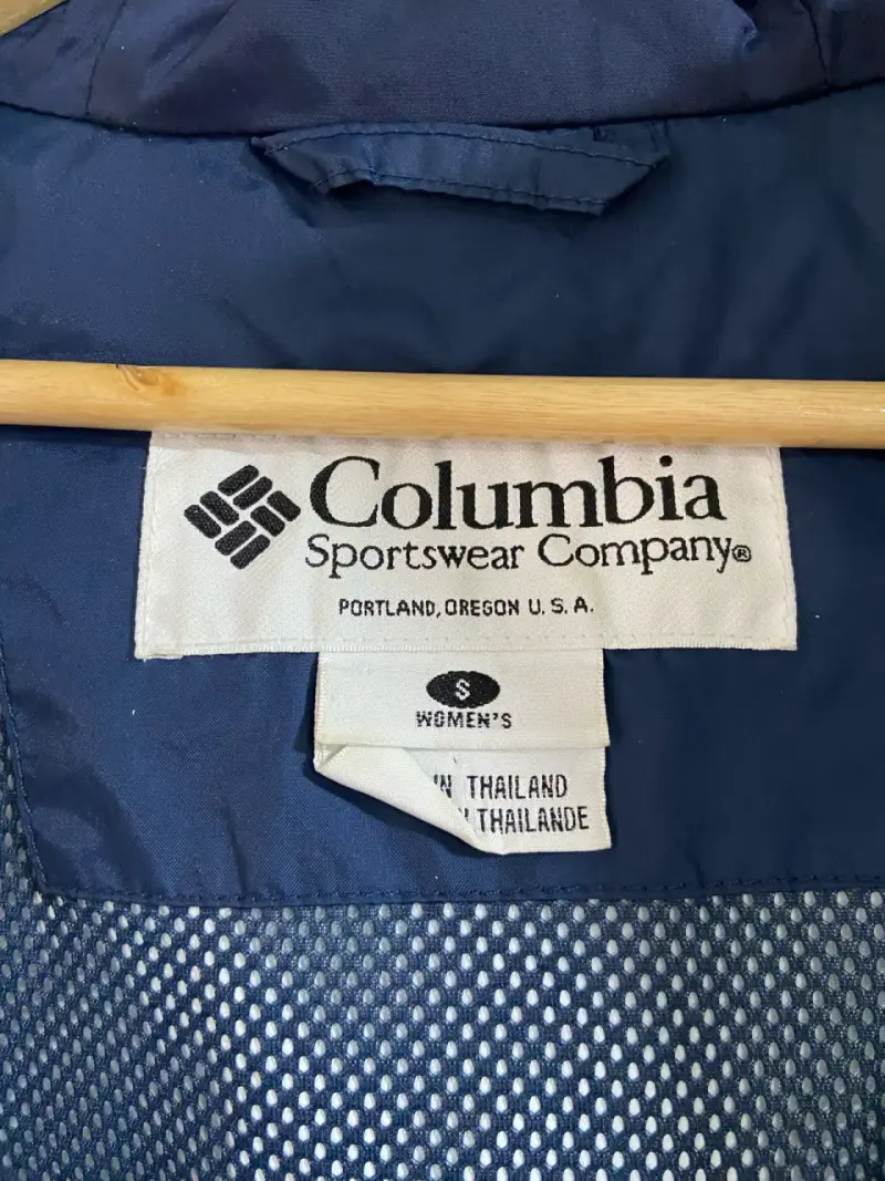 Chaqueta impermeable Columbia azul para mujer - 6