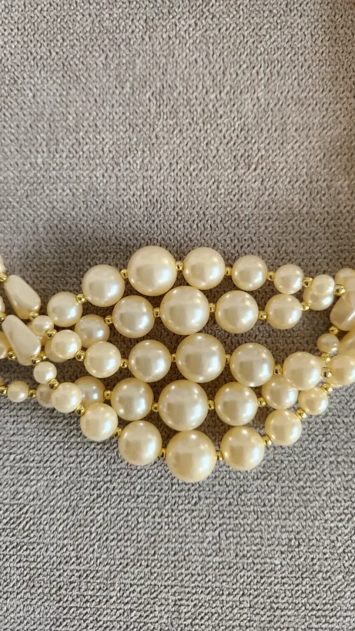 Collar y aros de fantasía vintage años 90 - 4