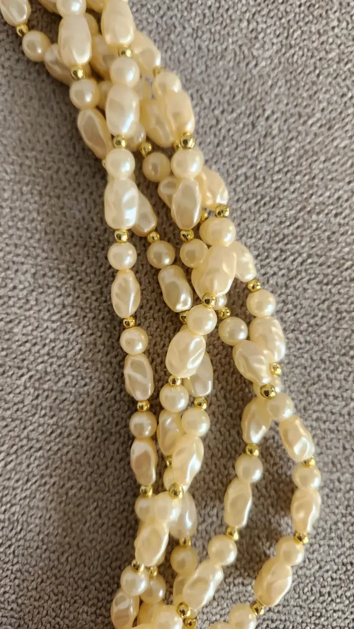 Collar y aros de fantasía vintage años 90 - 5