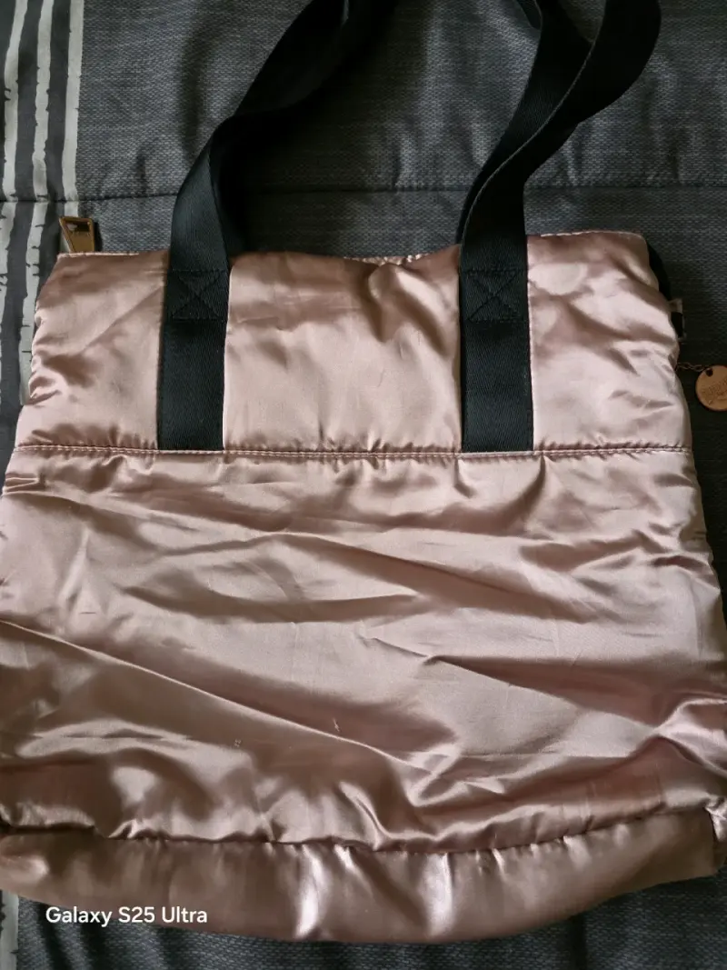 Bolso Everlast acolchado rosa metálico - 3