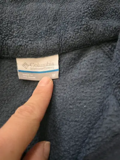 Chaqueta polar Columbia azul para mujer - miniatura 4