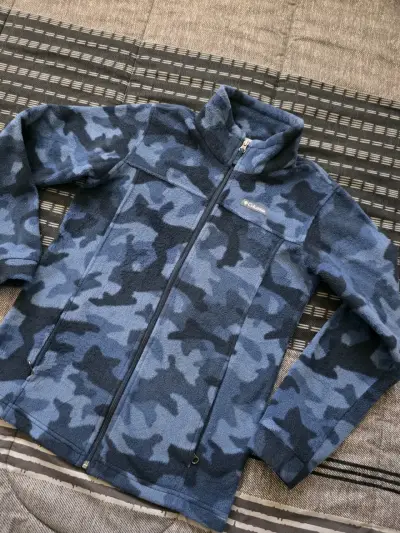 Chaqueta polar Columbia camuflaje azul - miniatura 1