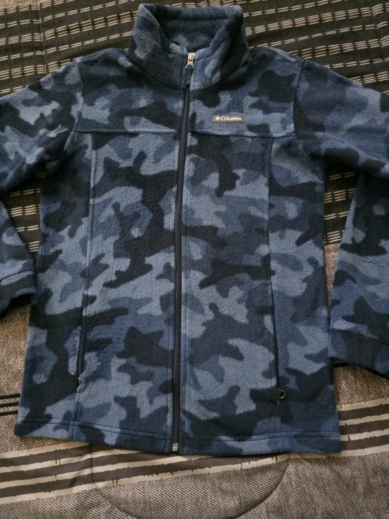 Chaqueta polar Columbia camuflaje azul - 2