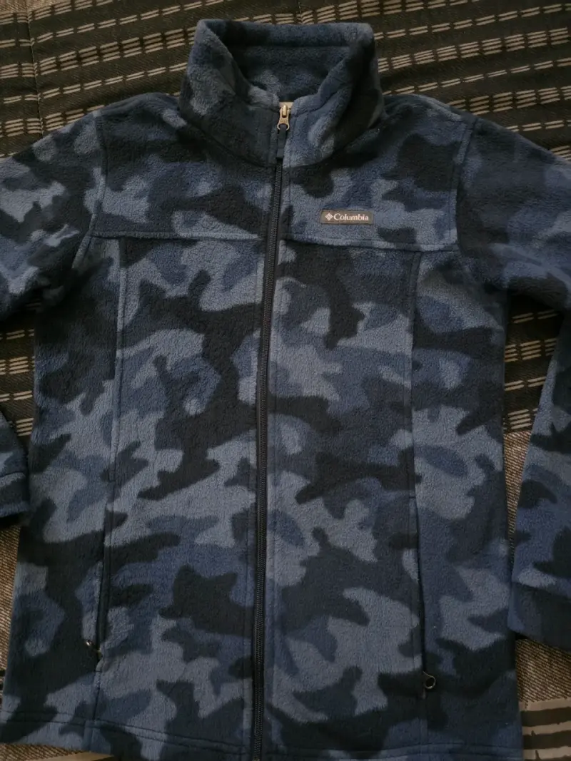 Chaqueta polar Columbia camuflaje azul - 3