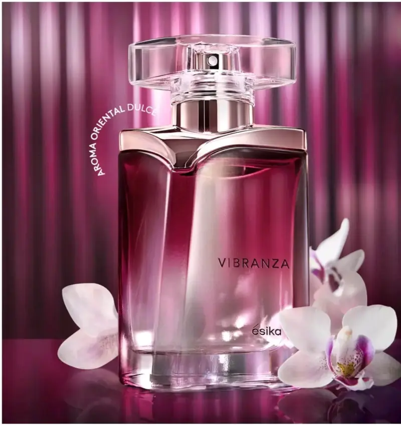 Perfume Ésika Vibranza aroma oriental dulce