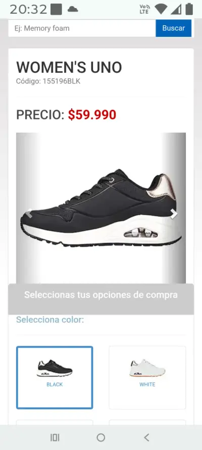 Zapatillas negras Women's Uno - miniatura 1
