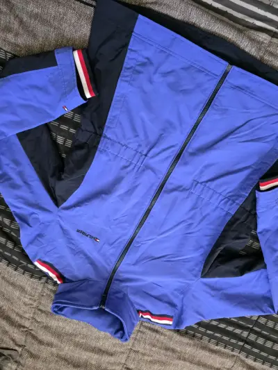 Chaqueta Tommy Hilfiger azul con cierre - miniatura 1