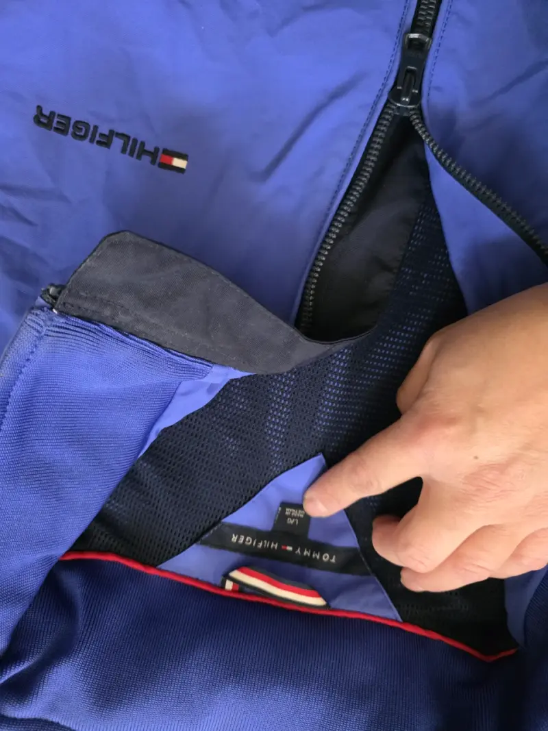 Chaqueta Tommy Hilfiger azul con cierre - 3