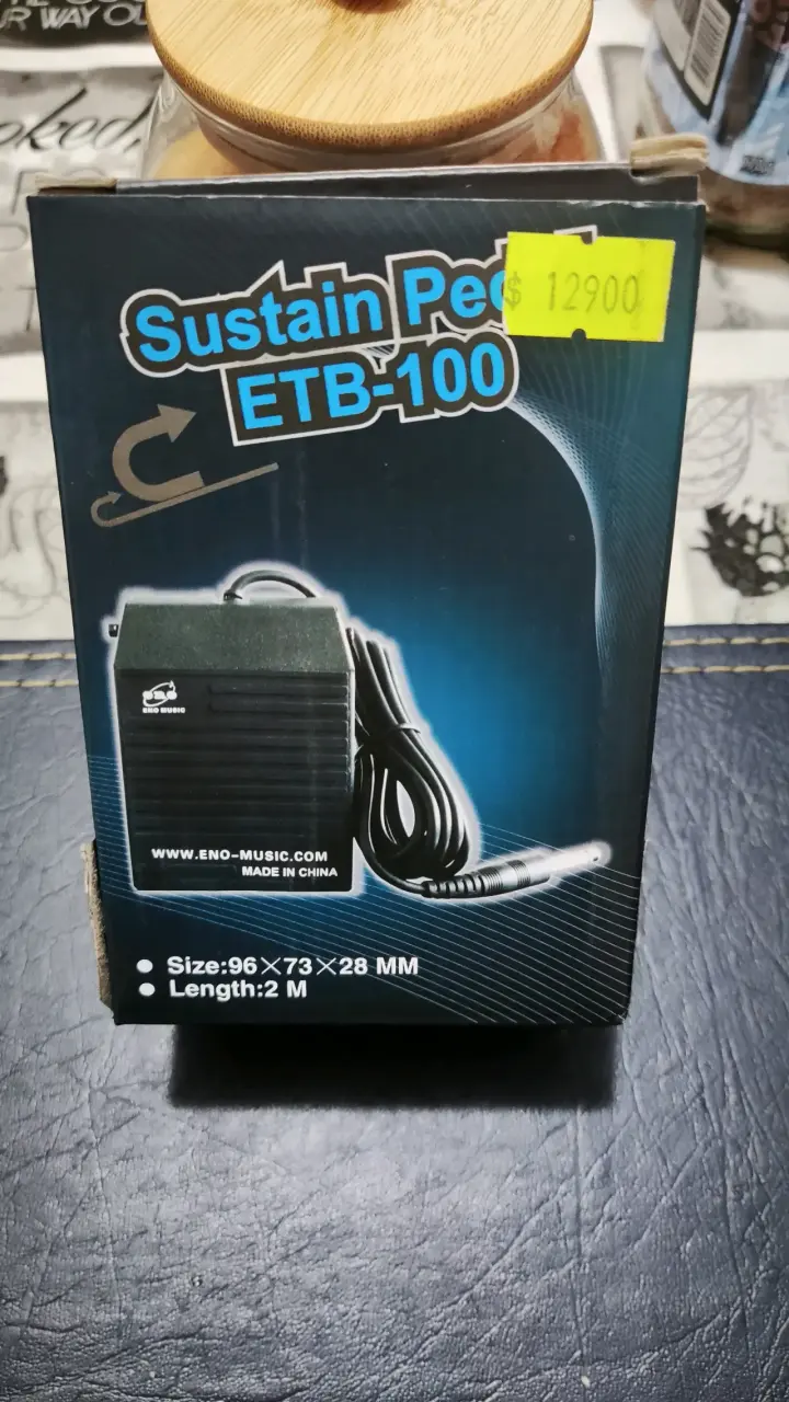 Pedal de sustain ETB-100 para teclado - 2