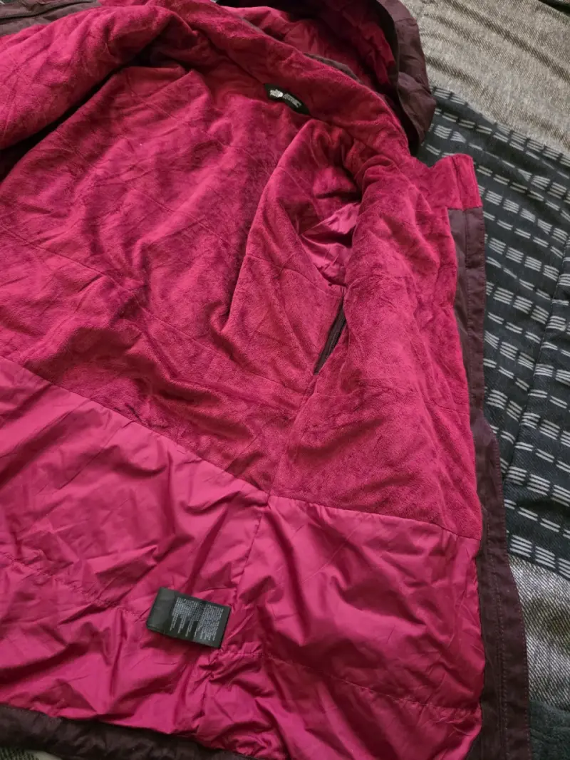 Chaqueta impermeable The North Face burdeo - 4