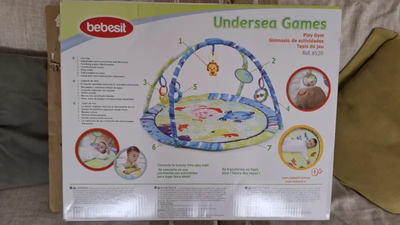 Gimnasio de actividades Bebesit Undersea Games - 1